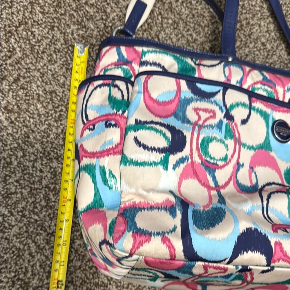 Colorful Patterned Coach Baby Bag - Picture 5 of 8